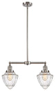 Innovations 209-SN-G664-7-LED 2 Light Island Light, Brushed Satin Nickel