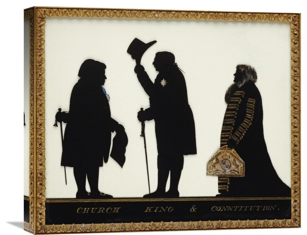 "Church, King and Constitution" Canvas Giclee by Charles Rosenberg, 22"x18"