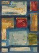 Unique Loom Multicolored Cubed Outdoor 2'' 2 x 3'' 0 Area Rug