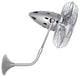 Bruna Parede Wall Fan, Brushed Nickel
