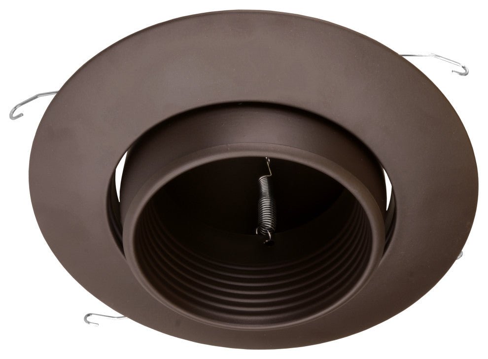 NICOR 6-inch Recessed Baffle Cone Trim in White, Oil-Rubbed Bronze