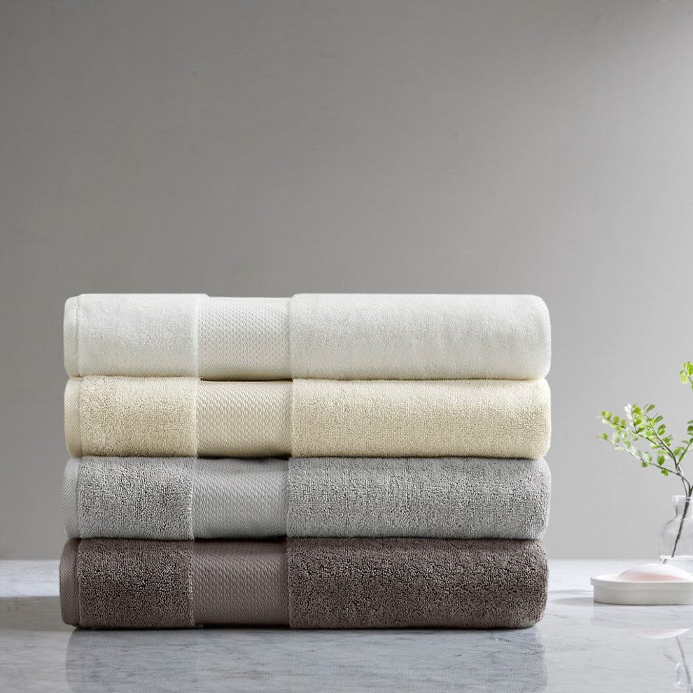 Madison Park Signature Turkish 100% Cotton Bath Sheet 2-Pc Set 35x70", Natural