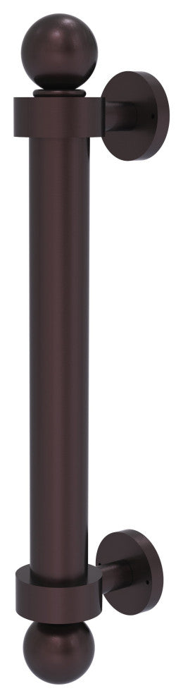 8" Reeded Door Pull, Antique Bronze