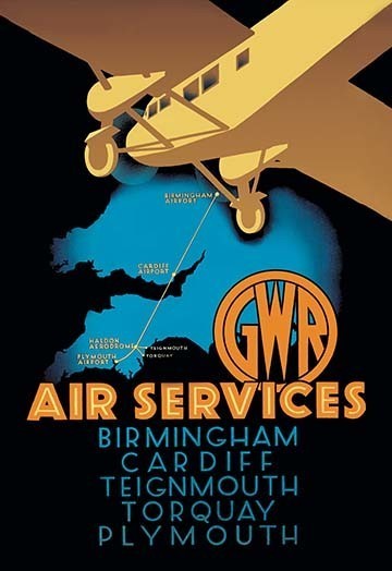 Gwr Air Services - Canvas Poster 20" x 30"