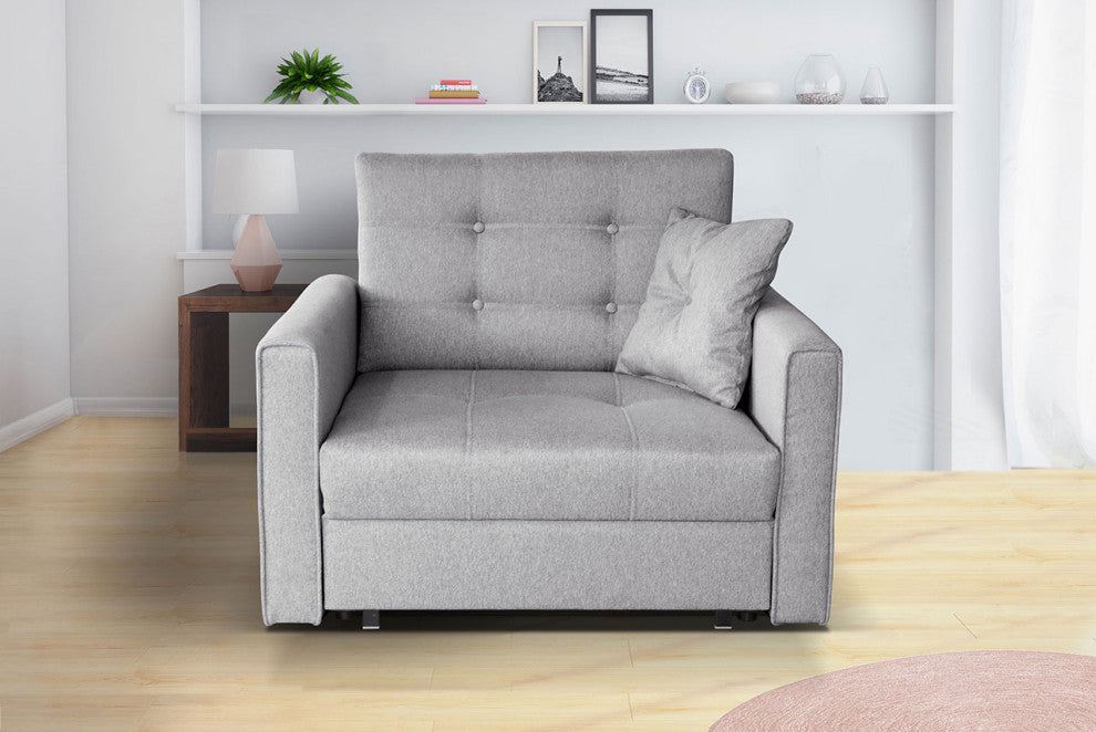 ZAID Sleeper Armchair , Grey
