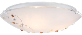 Quoizel PCSL1616 Stellar 3 Light 16"W Flush Mount Ceiling Fixture - Polished