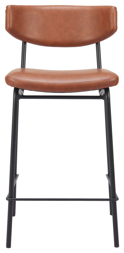 Charon Counter Stool (Set of 2) Vintage Brown