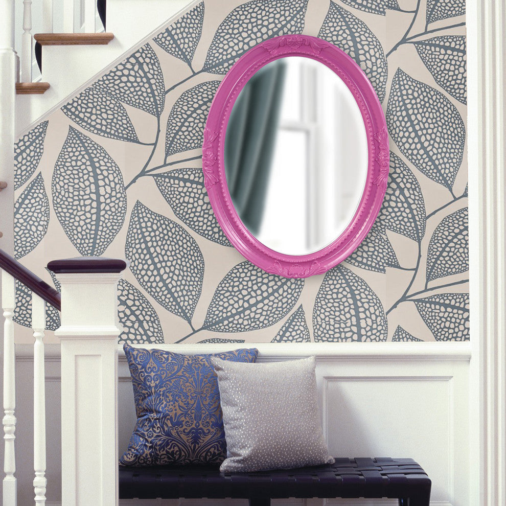 Queen Ann Mirror, Hot Pink