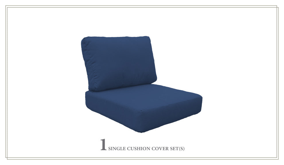 6" High Back Cushions for Chairs