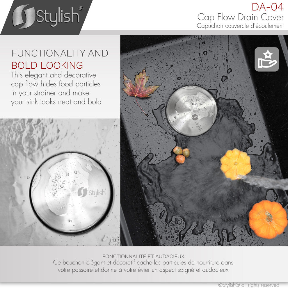 Stylish CapFlow Drain Cover