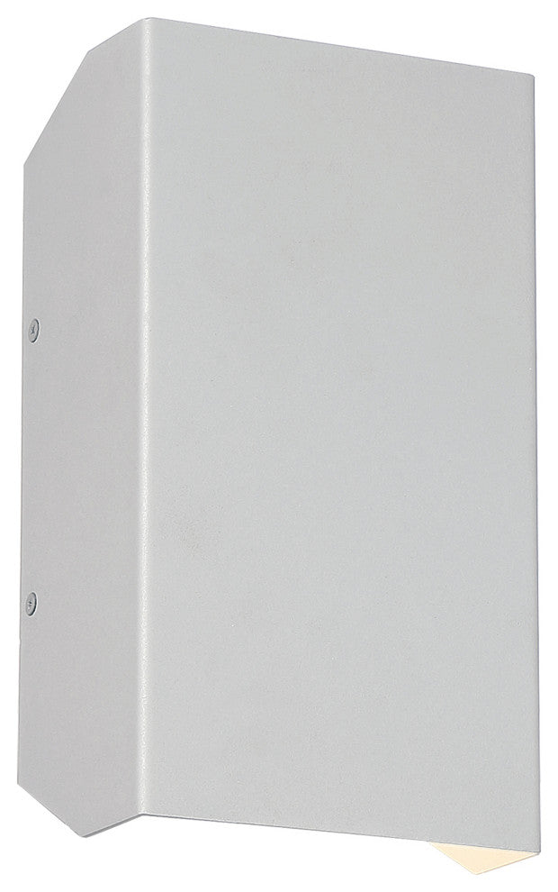 Amora Bi-Directional Tall Outdoor LED Wall Mount, Satin