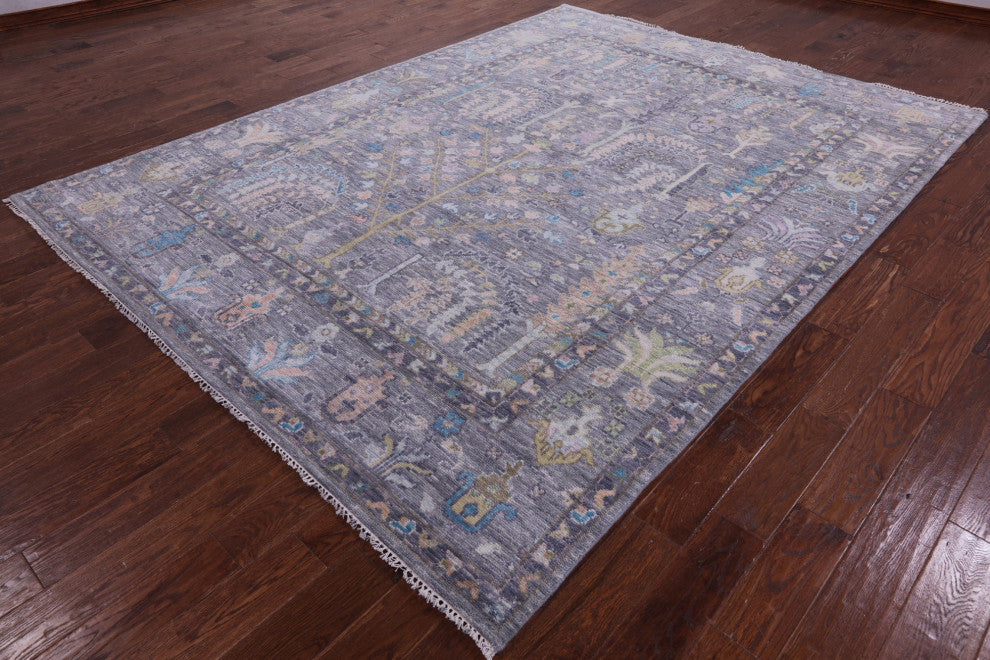7' 11" X 10' 8" Turkish Oushak Handmade Wool Rug - Q13300