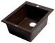 ALFI brand AB1720DI Alfi Trade 16-1/8" Drop In Single Basin - Chocolate