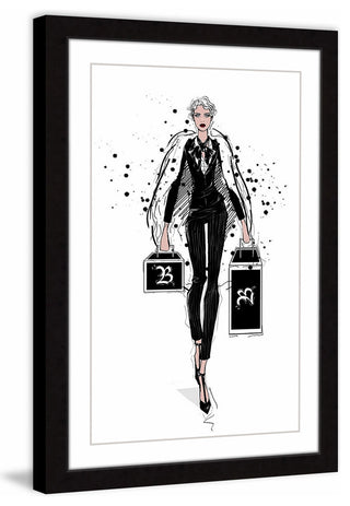 "Queen Bae" Framed Paper Print by Loretta So, 60x90 cm