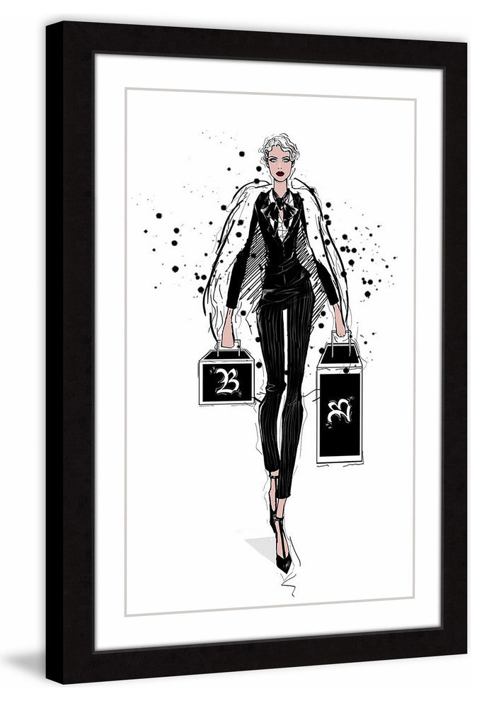 "Queen Bae" Framed Paper Print by Loretta So, 60x90 cm
