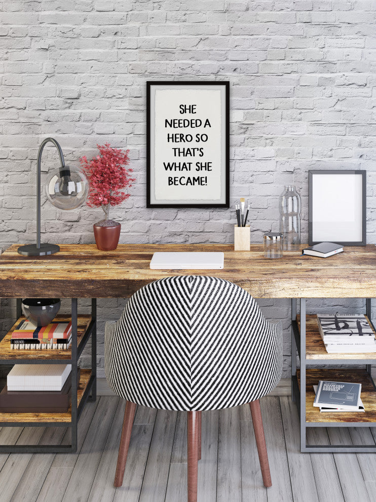 "Heroes" Framed Painting Print, 12x18
