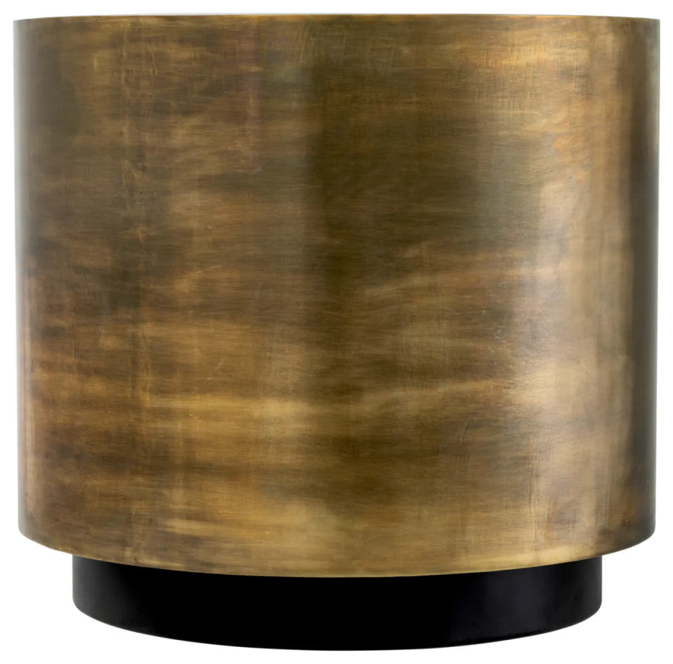 Vintage Brass Round Planter | Eichholtz Jasper, Small