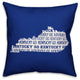 Blue Kentucky Go Team 16x16 Spun Poly Pillow