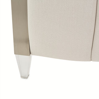 Penthouse Queen Short Panel Bed, Ash Gray
