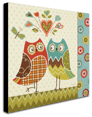 'Owl Wonderful II' Canvas Art by Lisa Audit