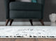 Abani Aspen Collection ASP130A Black Blue Abstract Area Rug