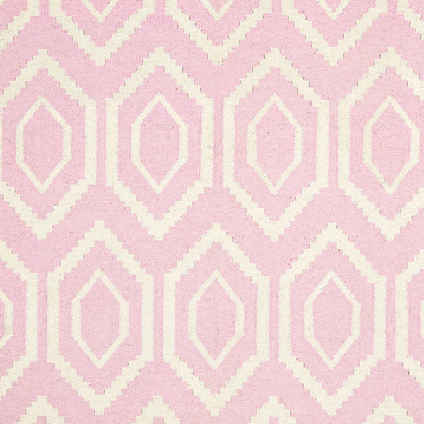 Safavieh Dhurries Dhu556C Pink, Ivory Area Rug