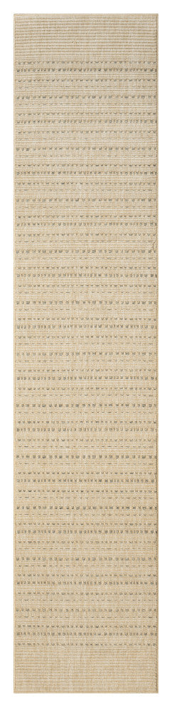 Nourison Tulum 2' x 6' Taupe Outdoor Rug