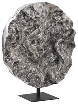 Cast Root Silver Standing Sculpture