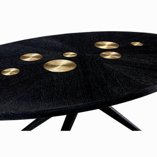 Trocadero Dining Table, Ebonized Oak