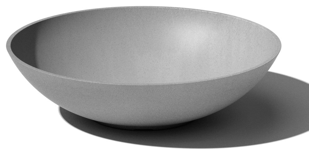 Lane Round Planter Bowl, Grey, 24'', 1 Pack