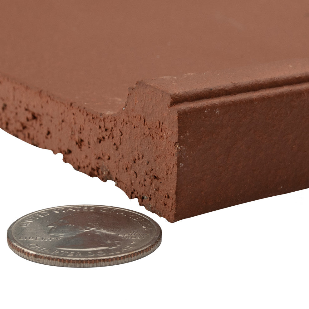 Quarry Cove Base Red II Ceramic Floor and Wall Trim