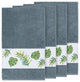 Zoe 4 Piece Embellished Bath Towel Set