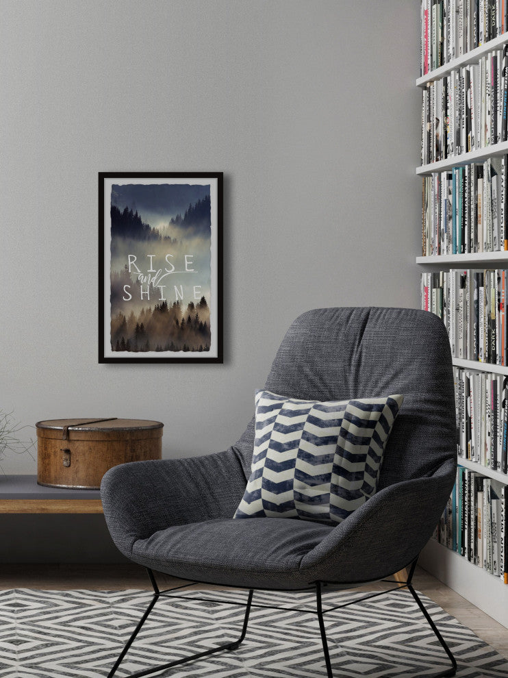 "Rise and Shine X" Framed Painting Print