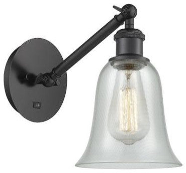 Innovations 317-1W-BK-G2812 1-Light Sconce, Matte Black