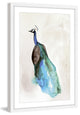 Marmont Hill, "Peacock Back" by Christine Lindstrom Framed Painting Print, 12x18