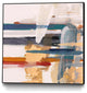 "Horizon V4" Framed Canvas by Giant Art 20"x20"