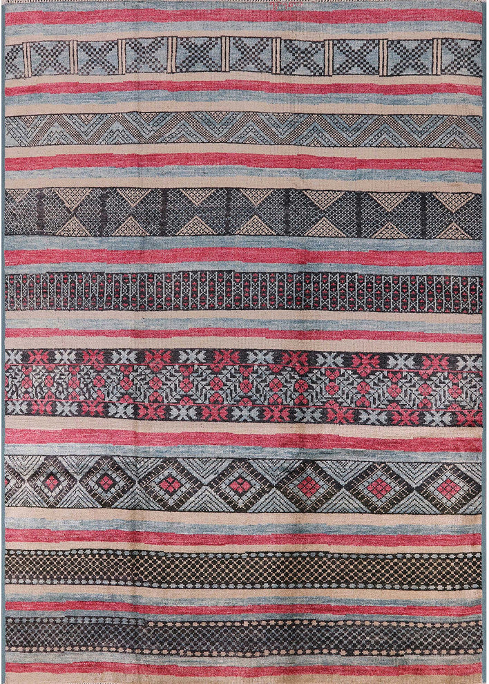 Ahgly Company Indoor Rectangle Mid-Century Modern Area Rugs, 8' x 10'