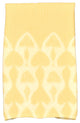 Watermark, Geometric Print Hand Towel, Yellow