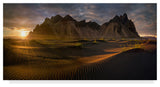 Wojciech Kruczynski 'Stokksnes Sunset' Canvas Art, 47"x24"