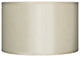 Classic Drum Faux Silk Lamp Shade, Cream, 16"