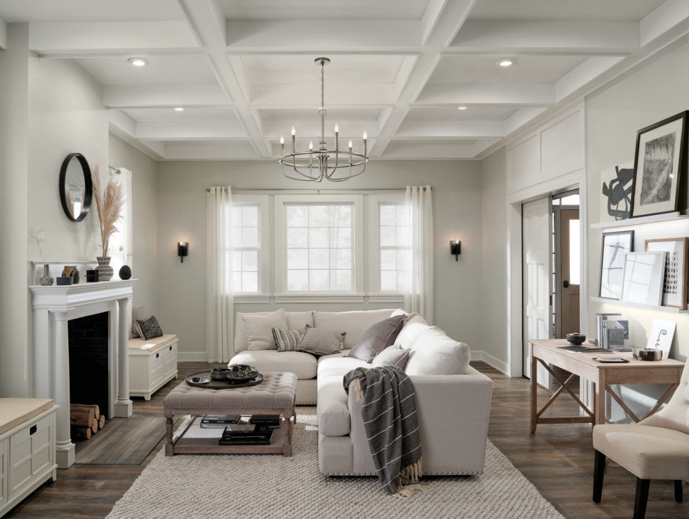 Capitol Hill Brushed Nickel Chandelier 6-Light