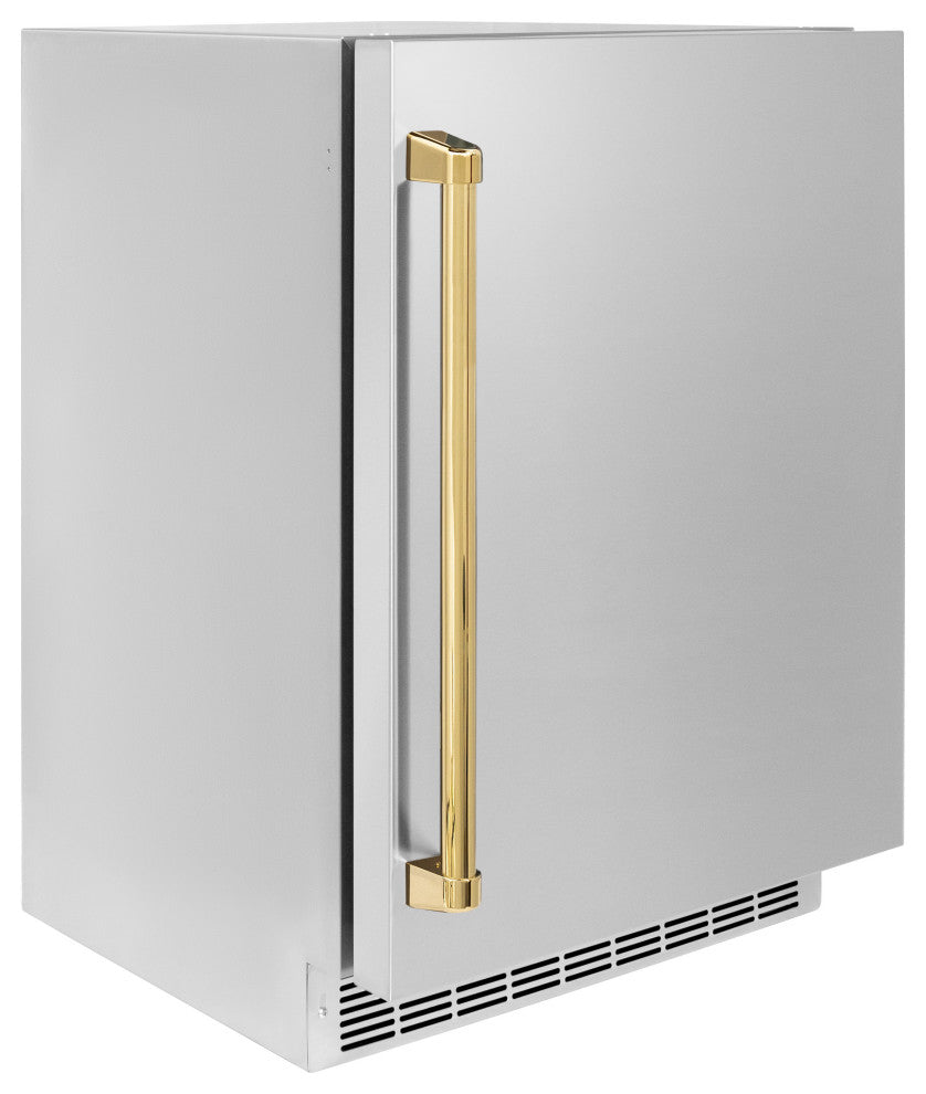 ZLINE 24" Touchstone Beverage Fridge With Solid Stainless, RBSOZ-ST-24-G