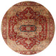 Ahgly Company Indoor Round Mid-Century Modern Area Rugs, 7' Round