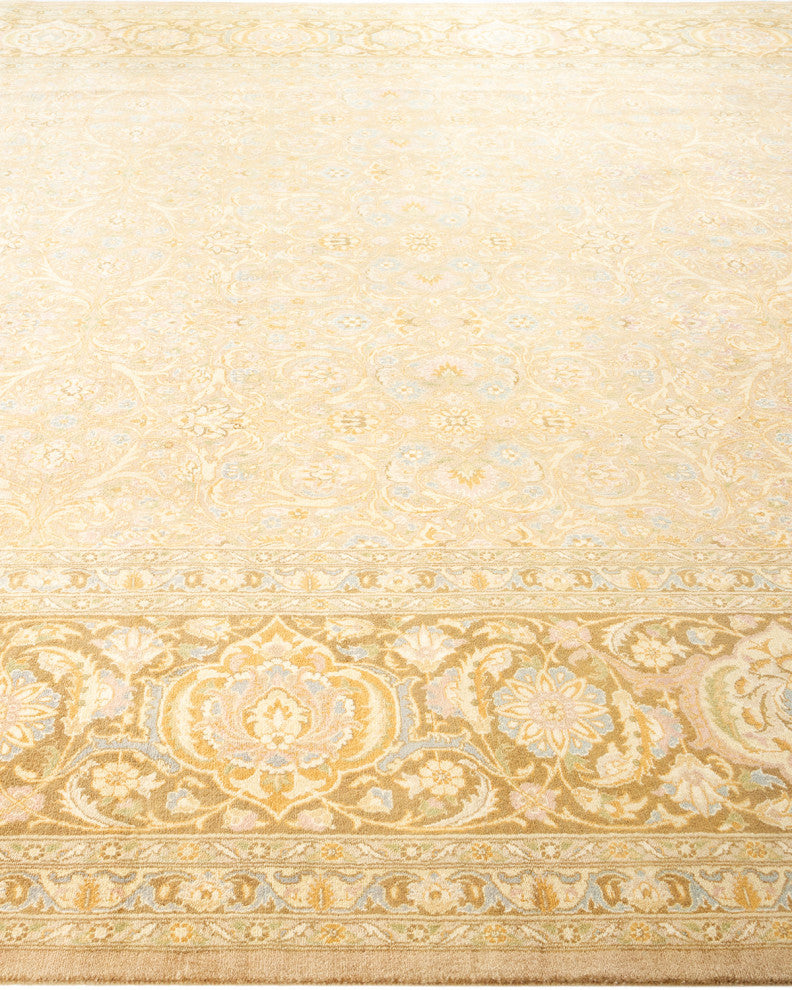 Mogul, One-of-a-Kind Hand-Knotted Area Rug Ivory, 9'1"x12'5"
