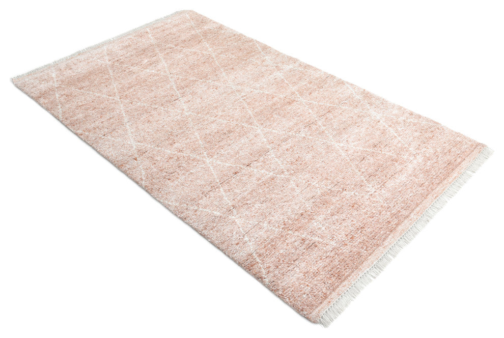 Shaggy Moroccan, Handmade Area Rug 5' 0" x 8' 0", 3 X 5