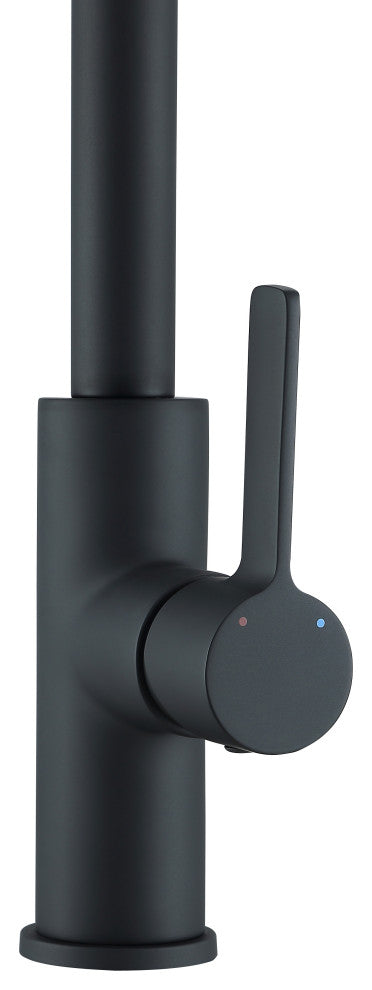 Aria Pull-Down Kitchen Faucet, Matte Black