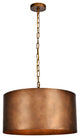 Miro Collection Pendant 20"x11.75" 3-Light, Manual Brass