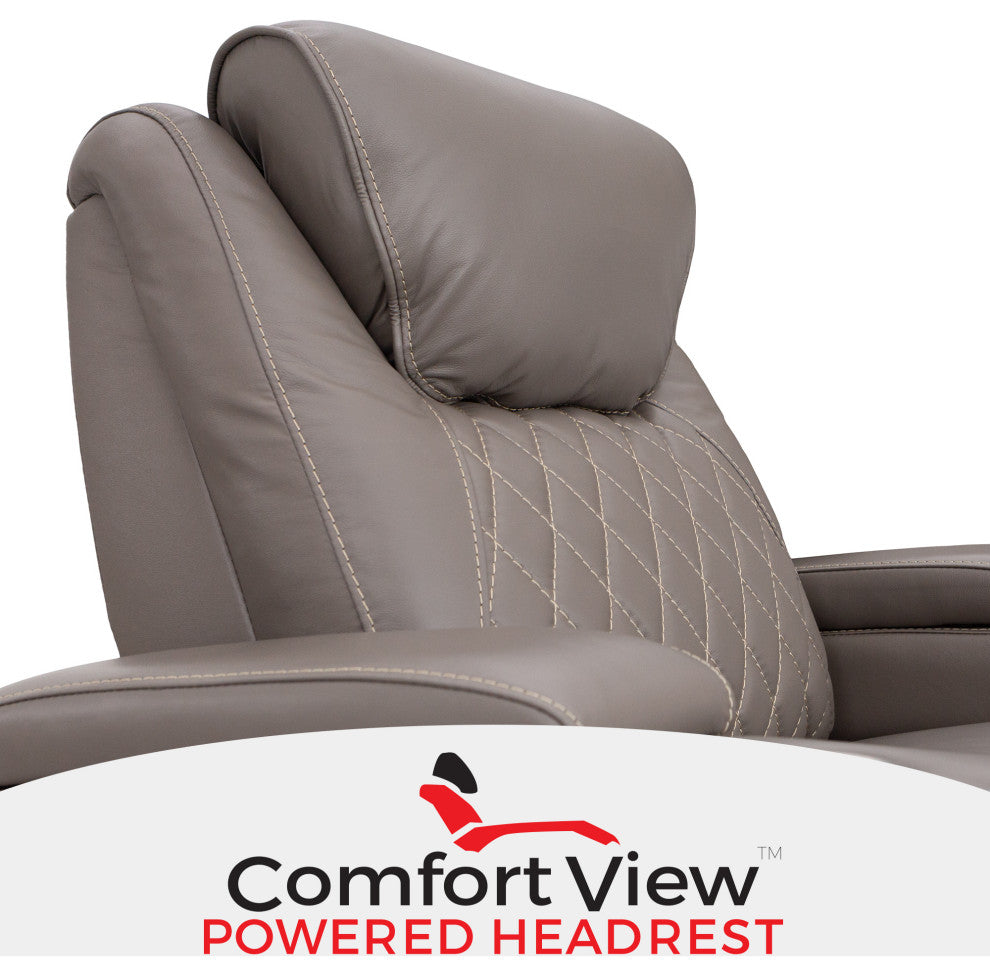 Seatcraft Muse Home Theater Seating, Gray, Row of 2