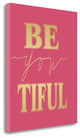 "Faux Gold Dream Big" By Jo Moulton, Giclee Print on Gallery Wrap Canvas