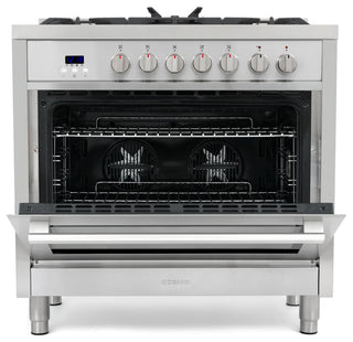 36 in. Stellar Collection 3.8 cu. ft. Dual Fuel Range, 5 Burner, Convection Oven